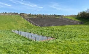 The Bruton flood storage reservoir is a complete block to any fish, including eels, wishing to migrate upstream